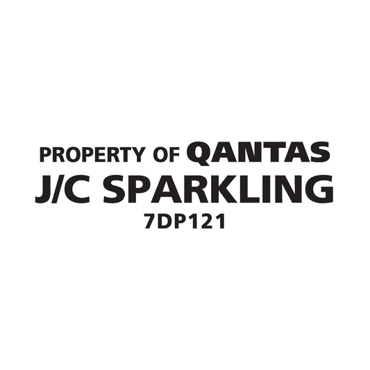 Qantas 7DP121 Business Class J/C SPARKLING