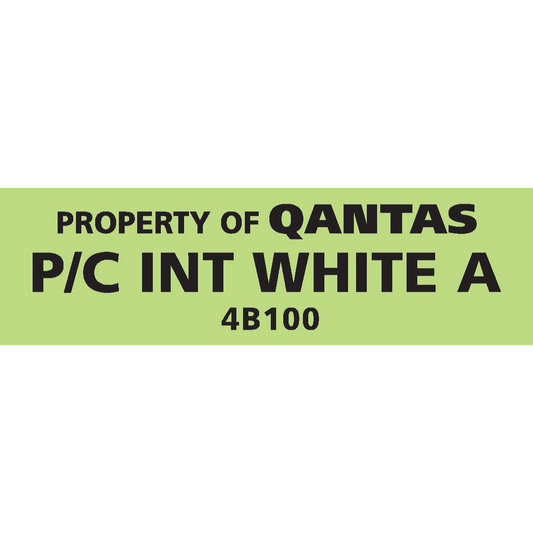 Qantas 4B100 First Class International White - Choice A - PC INT WHITE A