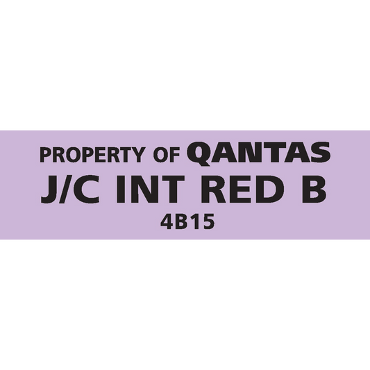 Qantas 4B15 Business Class International Red - Choice B - JC INT RED B