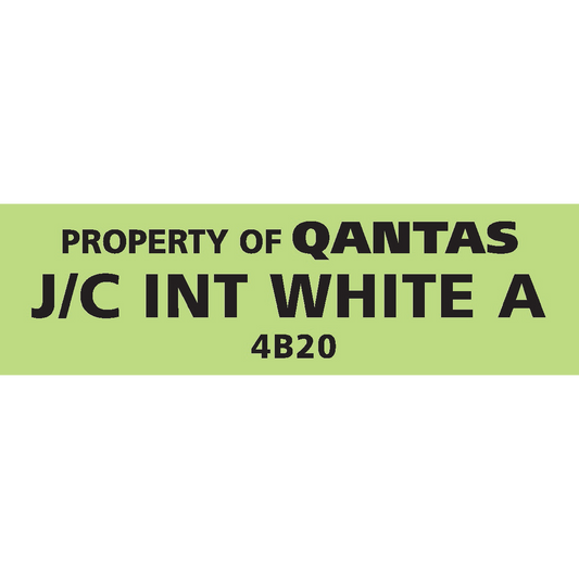 Qantas 4B20 Business Class International White - Choice A - JC INT WHITE A