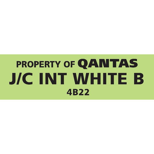 Qantas 4B22 Business Class International White – Choice B - JC INT WHITE B