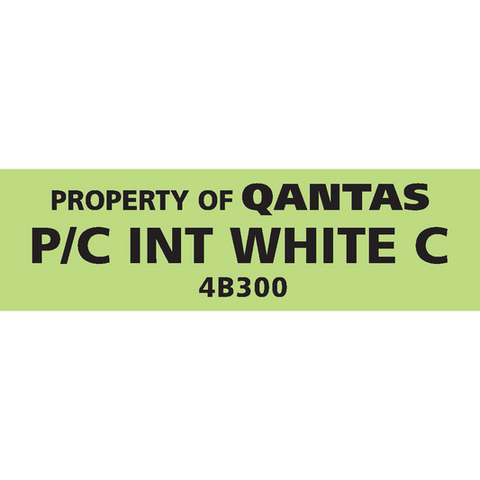 Qantas 4B300 First Class International White – Choice C - PC INT WHITE C