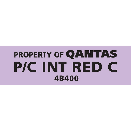 Qantas 4B400 First Class International Red – Choice C - PC INT RED C