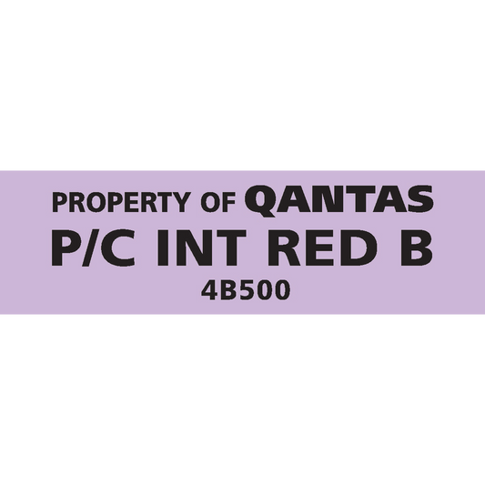 Qantas 4B500 First Class International Red – Choice B - PC INT RED B
