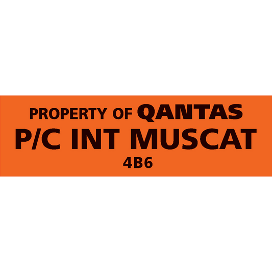 Qantas 4B6 First Class International Muscat - PC INT MUSCAT