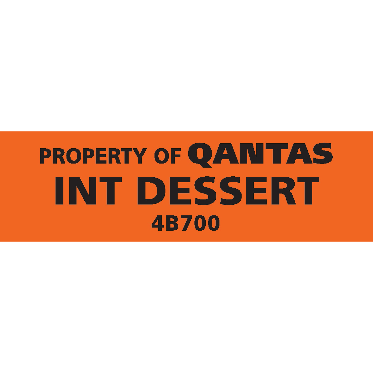 Qantas 4B700 First Class International Dessert Wine - PC INT DESSERT