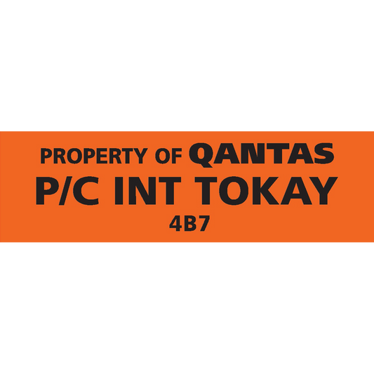 Qantas 4B7 First Class International Tokay - PC INT TOKAY