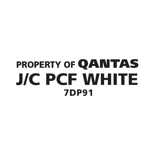 Qantas 7DP91 Business Class PCF White - JC PCF WHITE